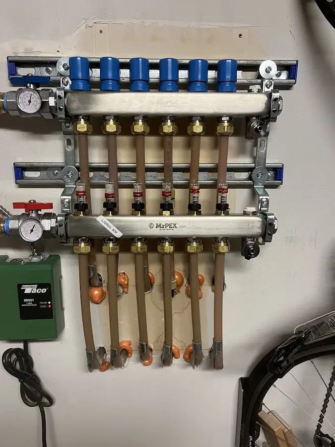 Plumber performing Gas Leak Detection at a residential property in Northfield