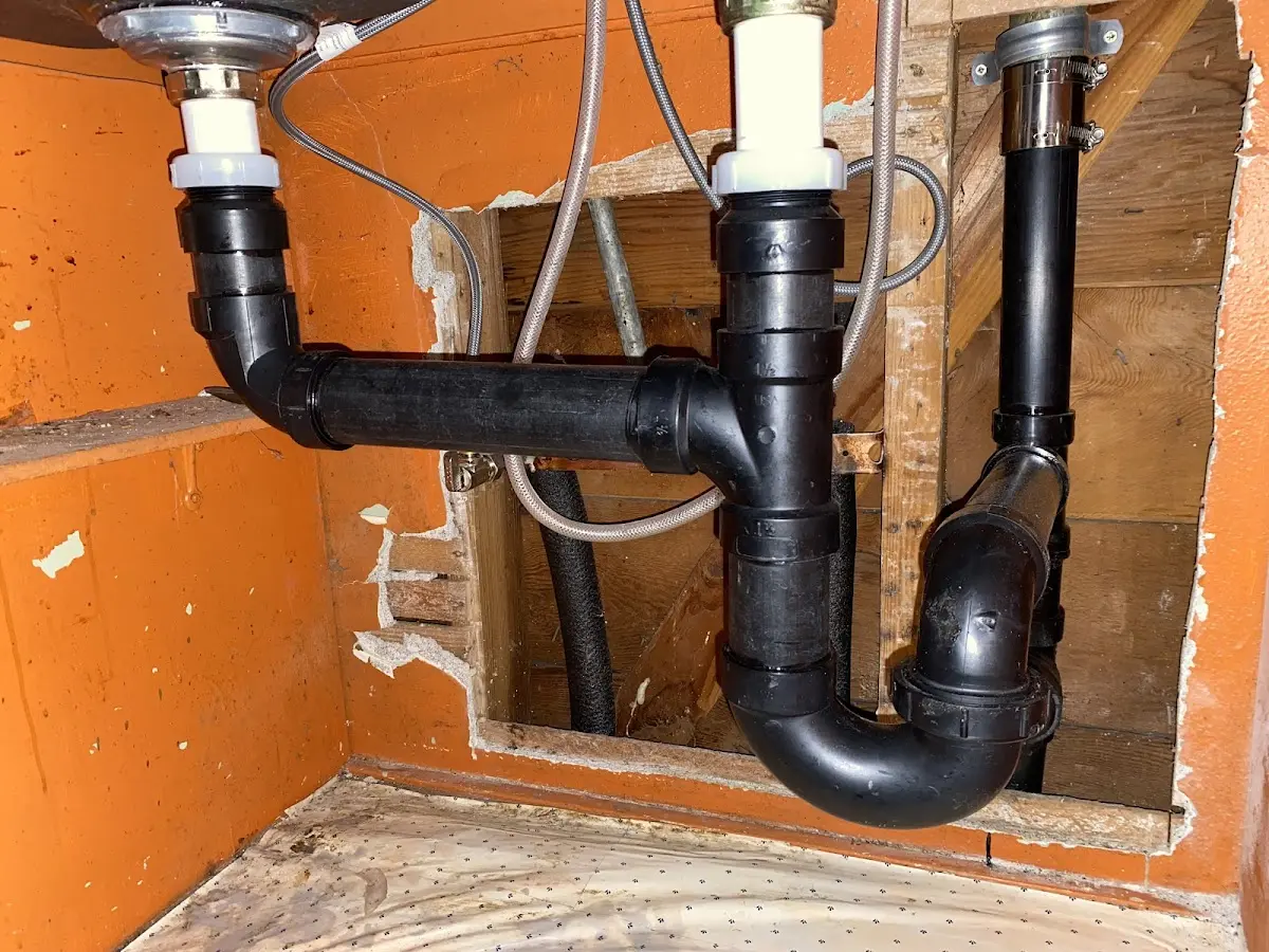 Professional Pipe Bursting equipment and tools on the job in Northfield